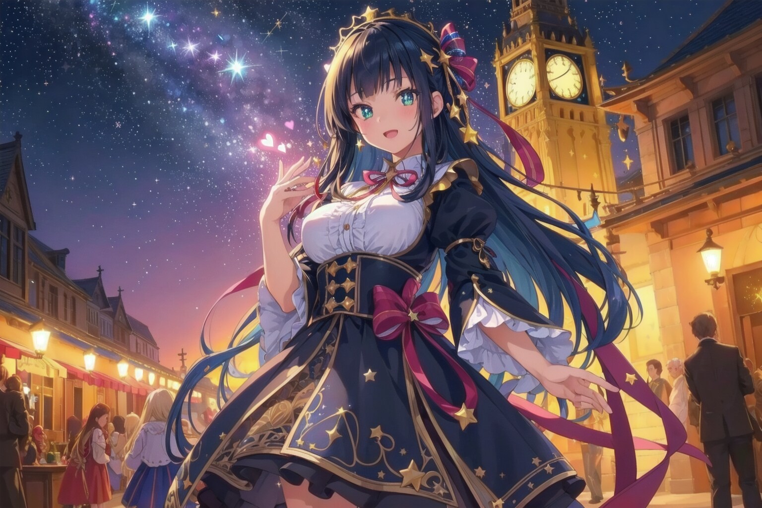 きれいな星の夜