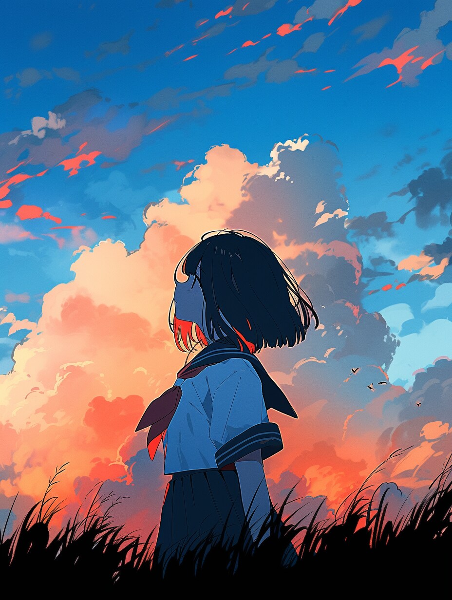 深く