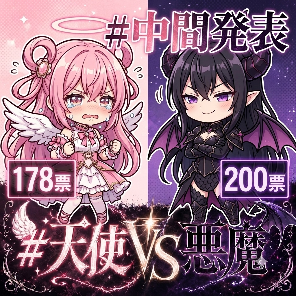 【天使VS悪魔】中間発表【３日目】