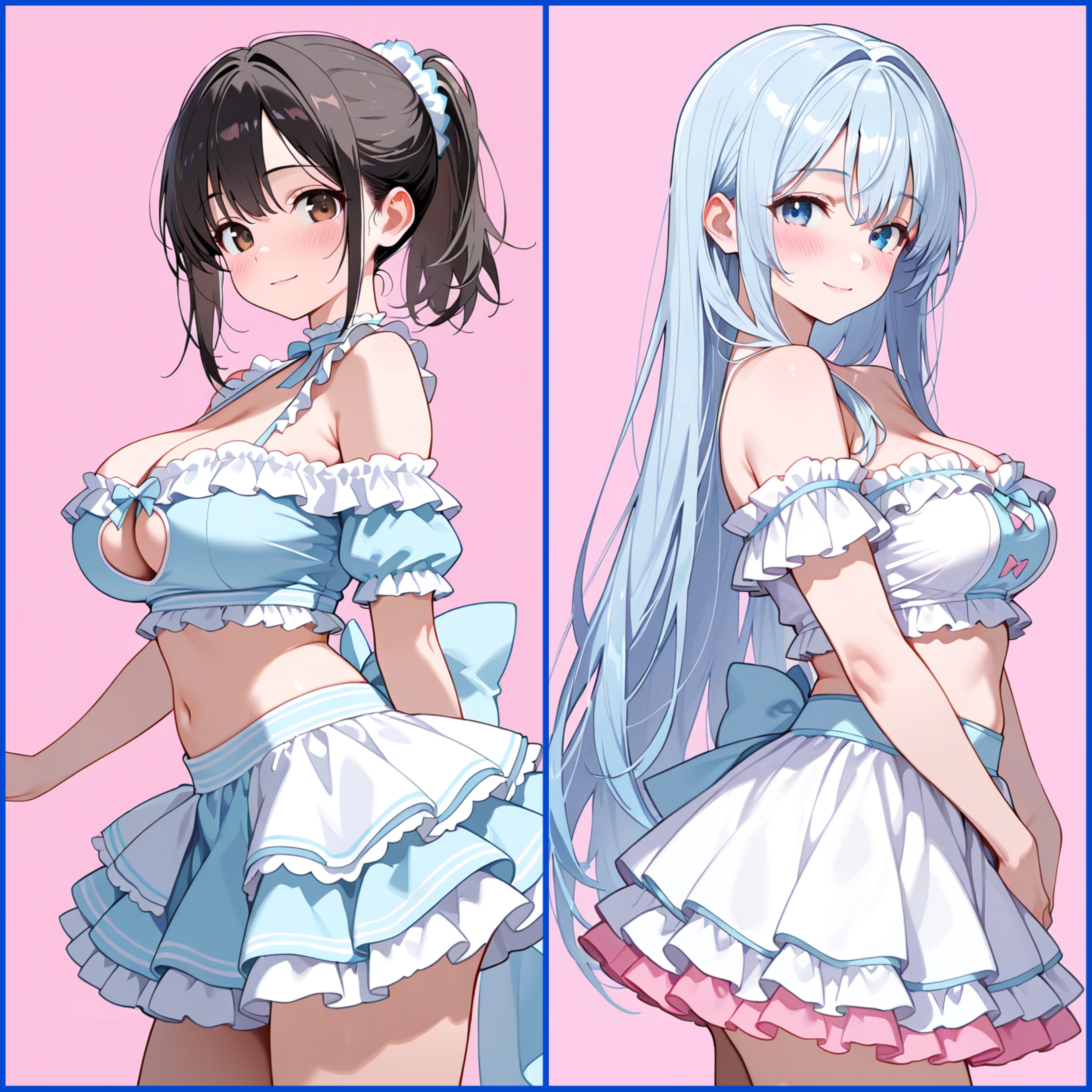 青い水面 | の人気AIイラスト・グラビア