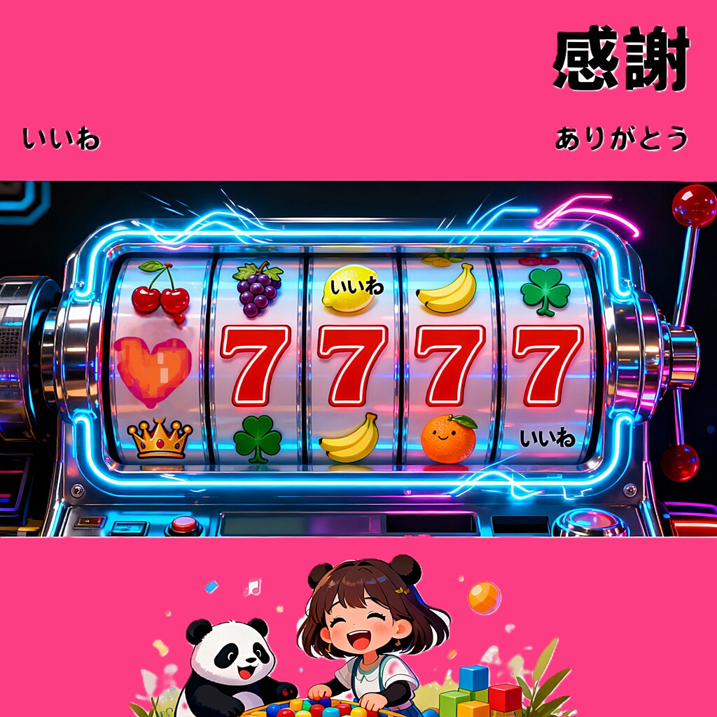 ７，７７７のいいね！ありがとう