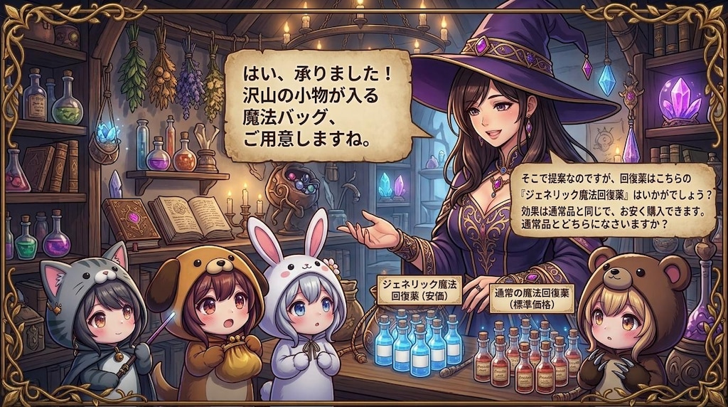 【KIGURUMI QUEST＃７】魔法店で買い物
