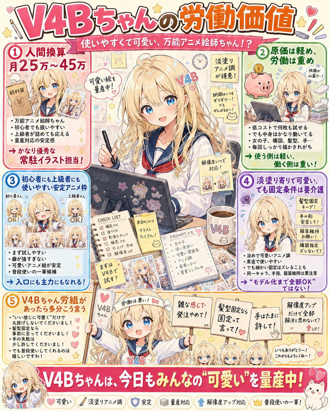 V4Bちゃんの給料おいくらまんえーんイエェェェーイ