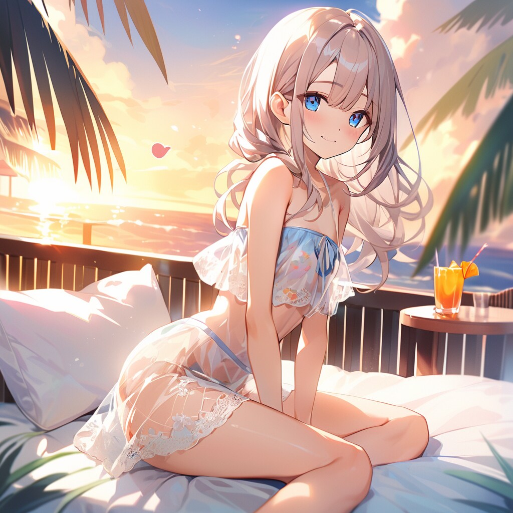 お嬢様気分を満喫中の姪っ子