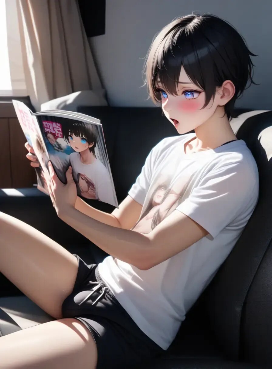 美少年と雑誌