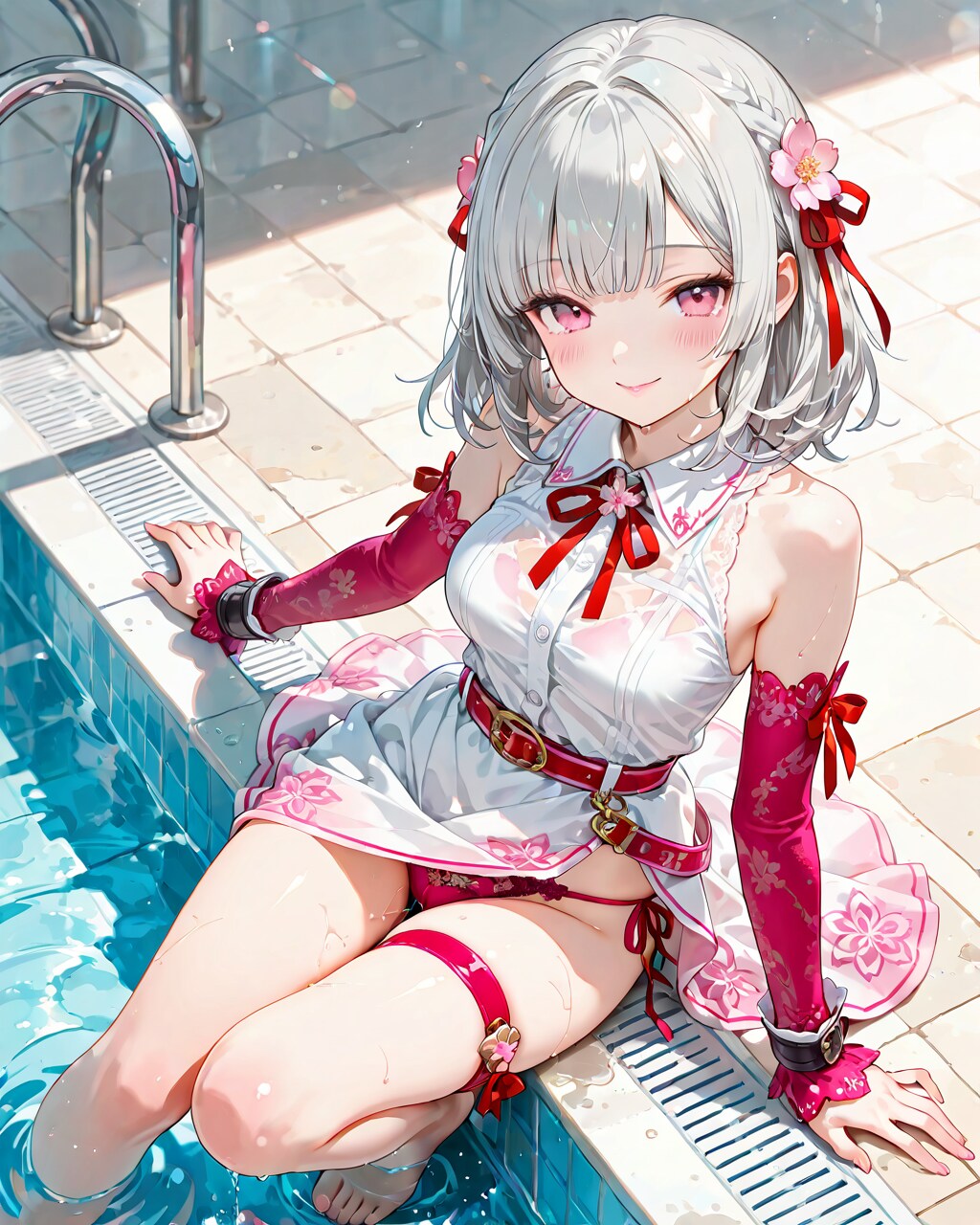 水泳授業見学日