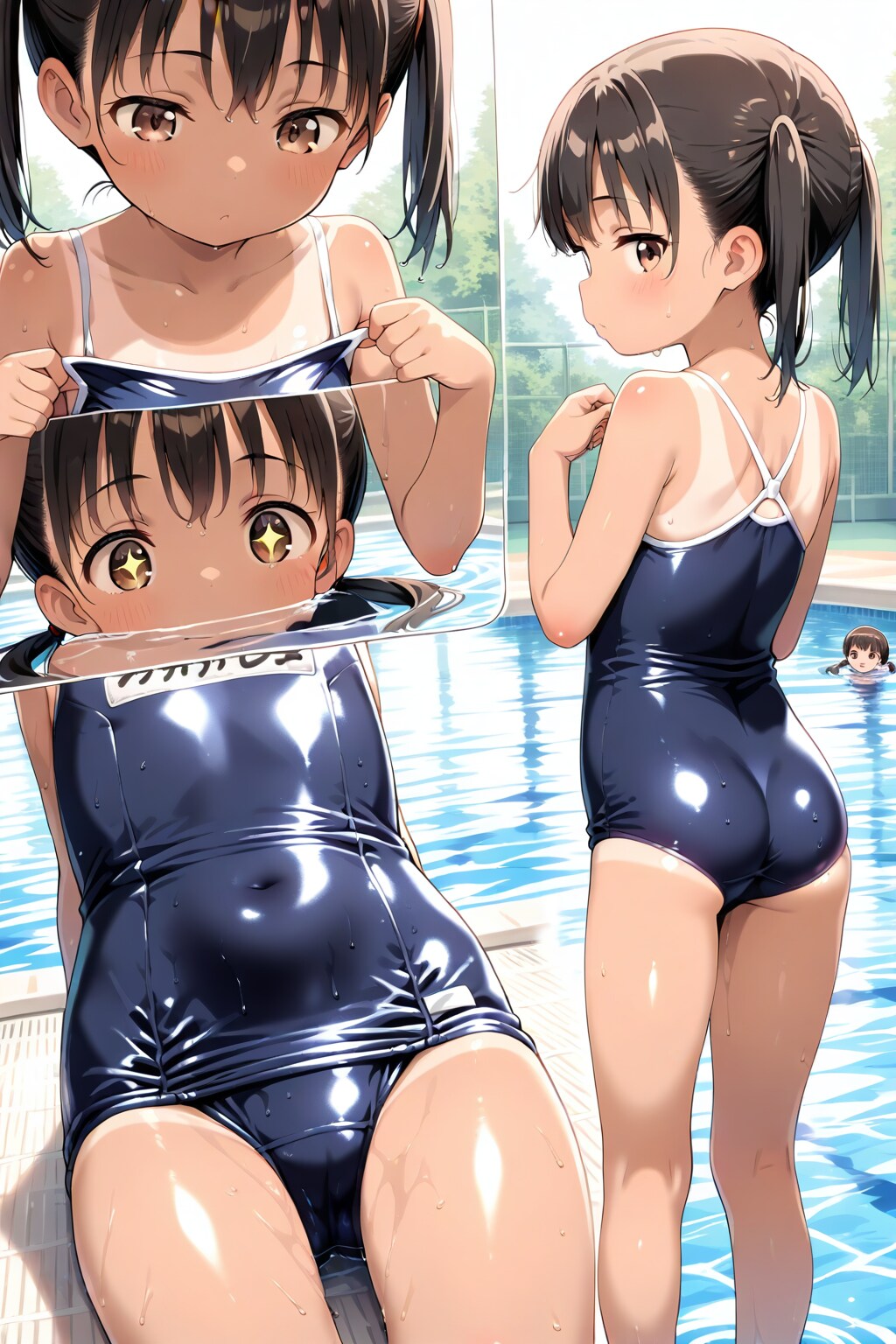 スク水美少女