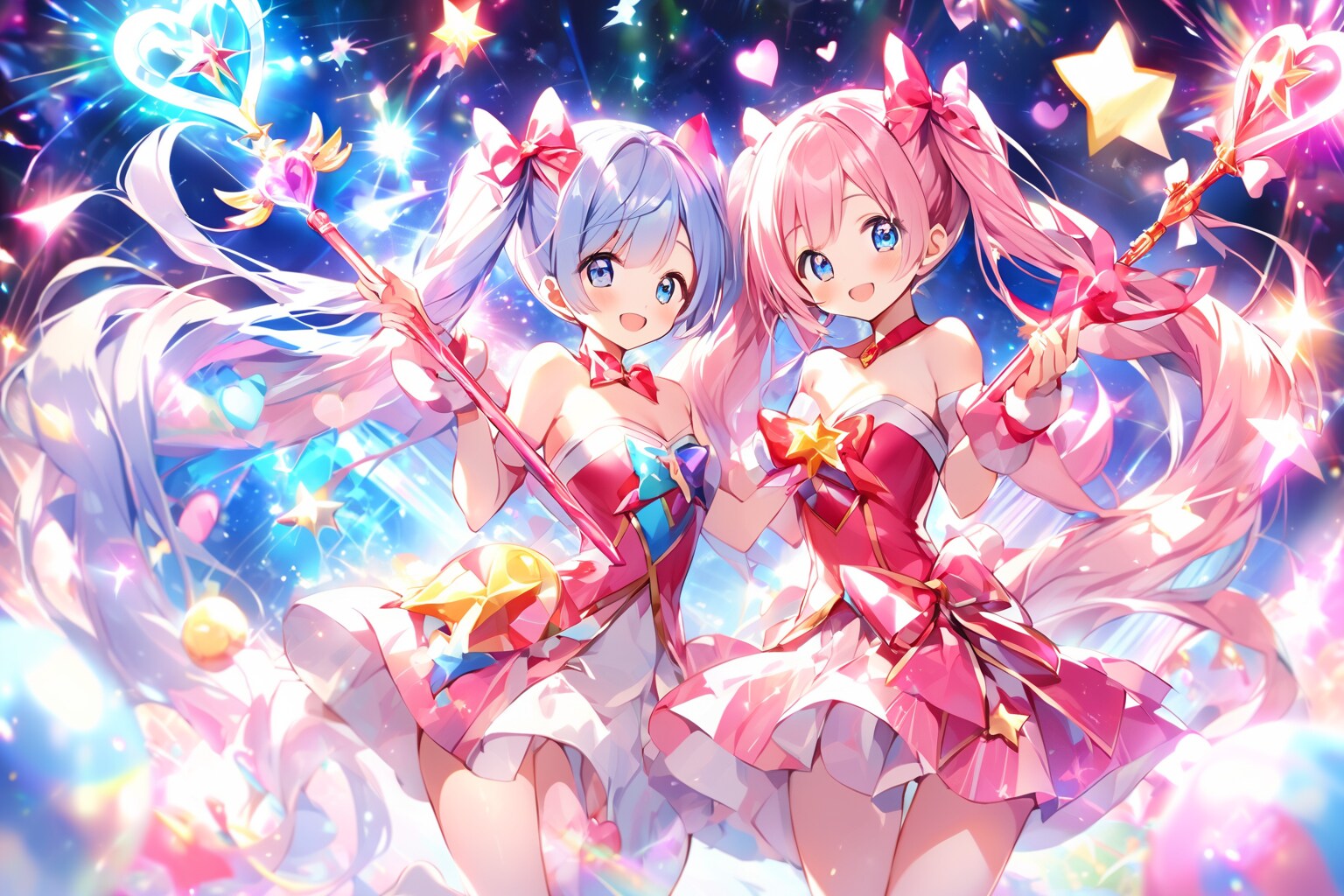 魔法少女た！ | の人気AIイラスト・グラビア