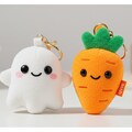 お化けさんと人参さんのキーホルダー 2枚目
