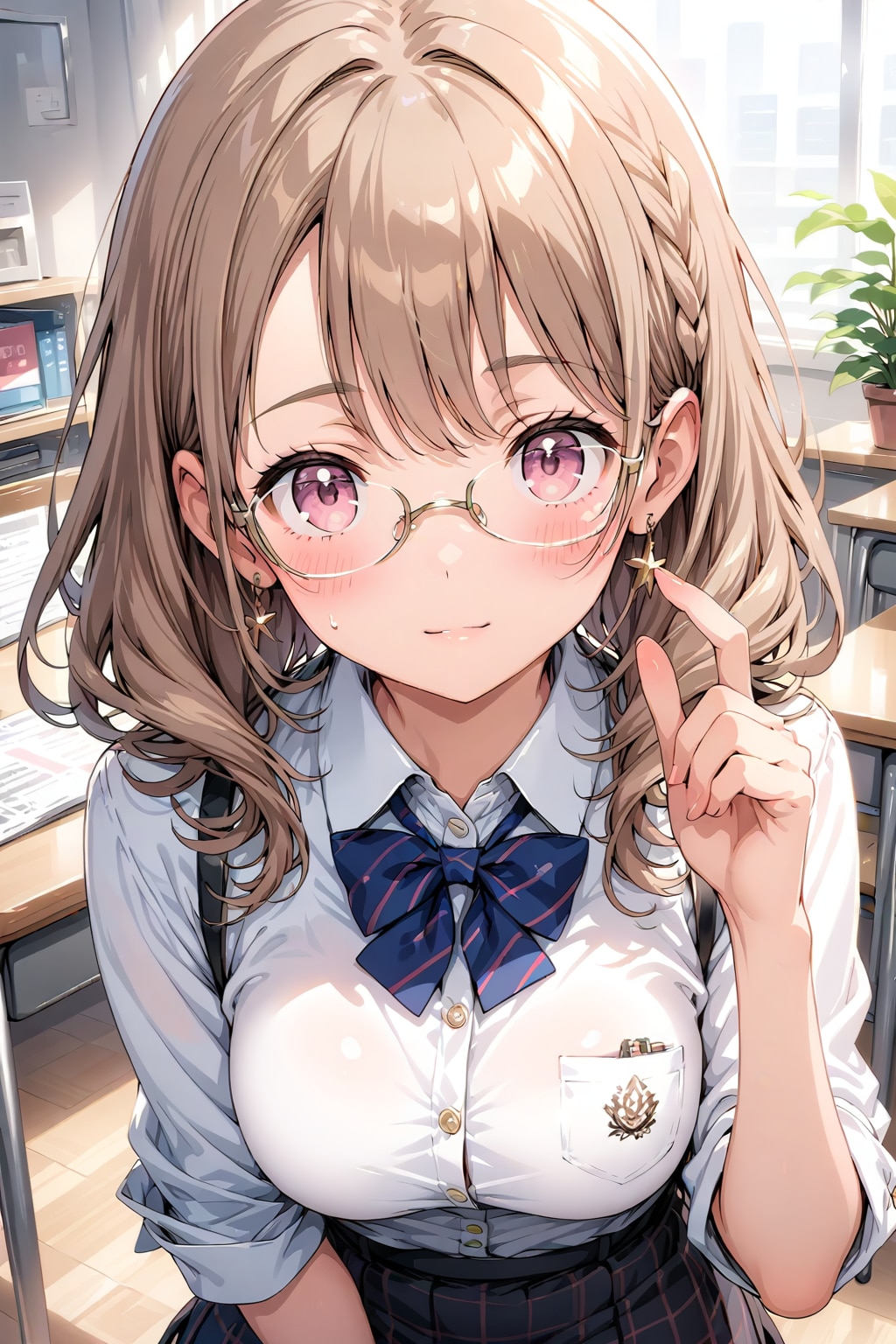 おまかせ眼鏡っ娘260910LARIMAR40 | の人気AIイラスト・グラビア