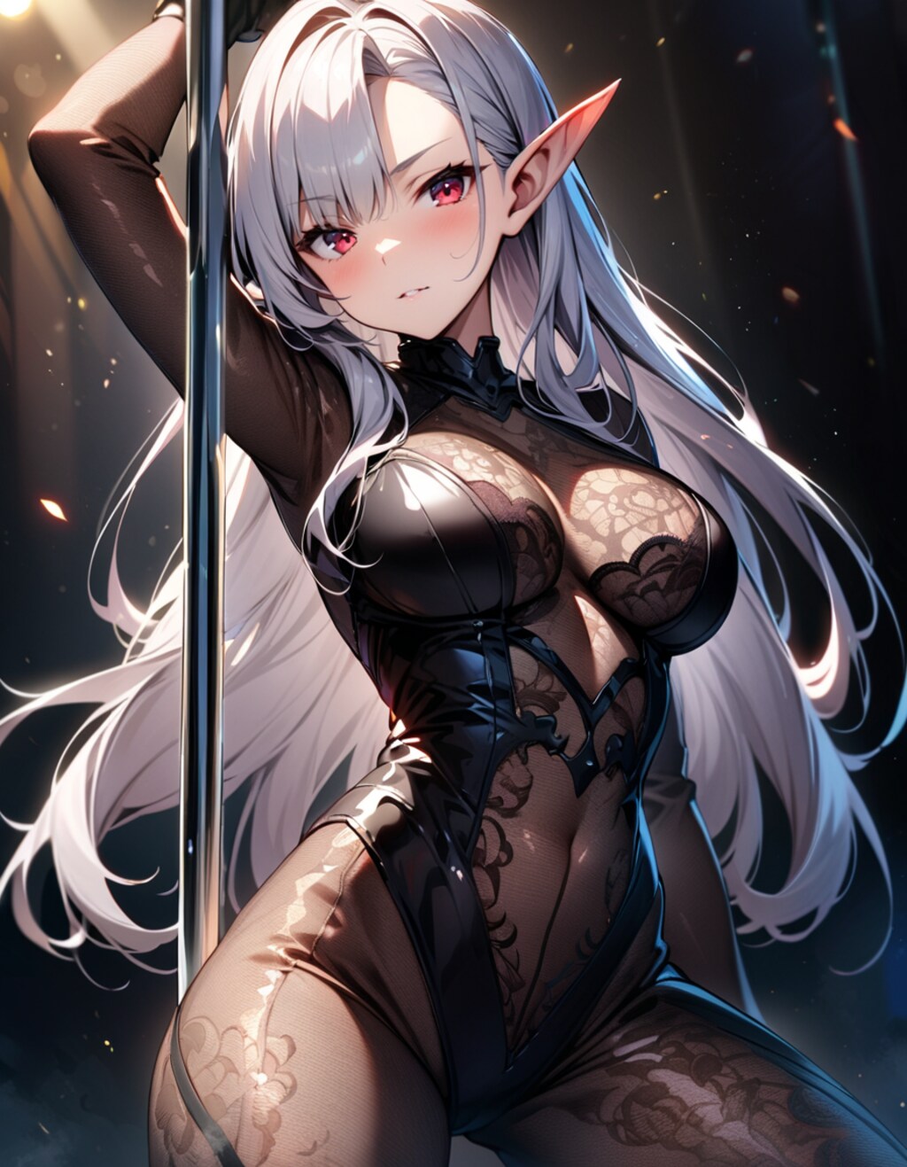 ポールダンスのエルフちゃん