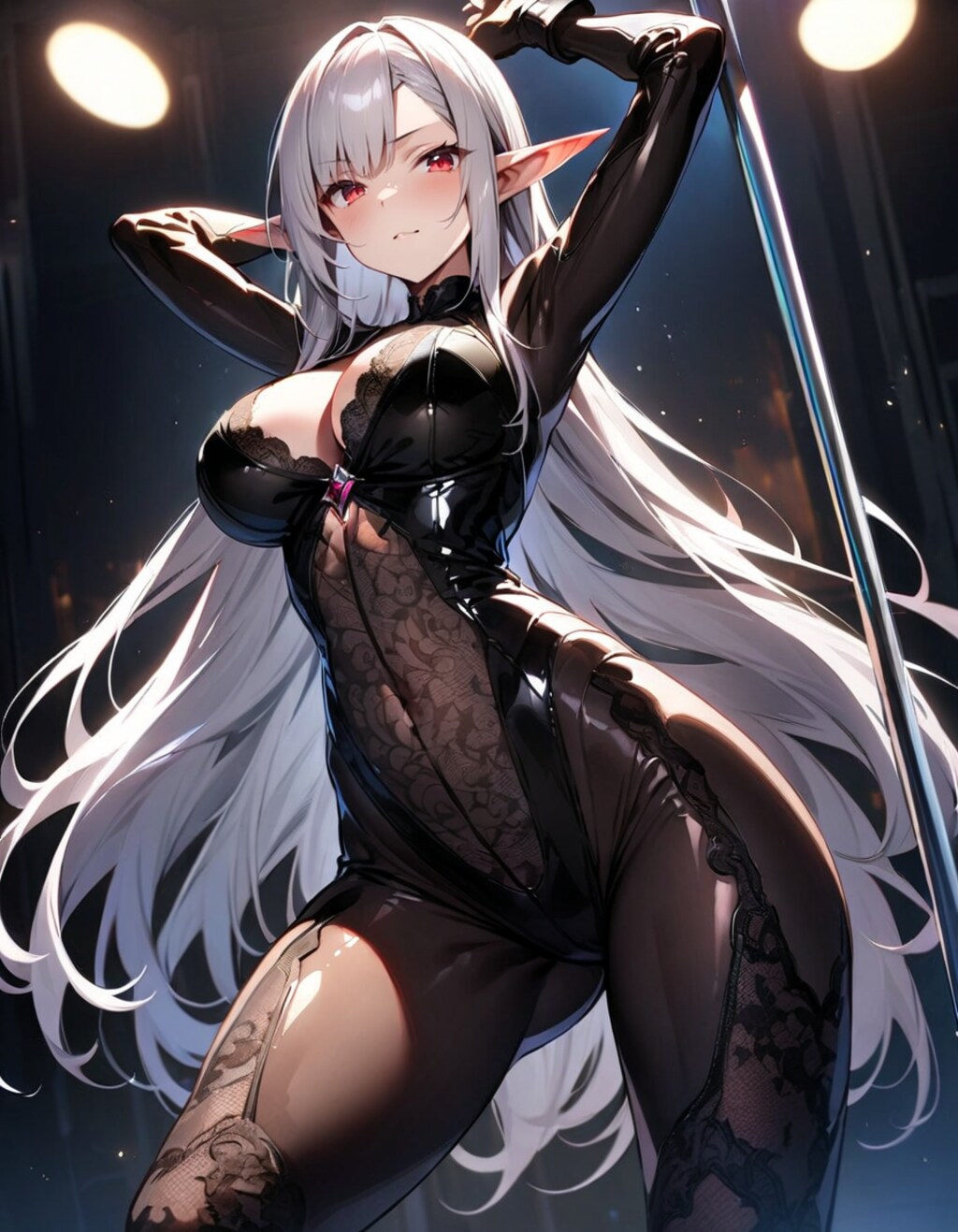 ポールダンスのエルフちゃん