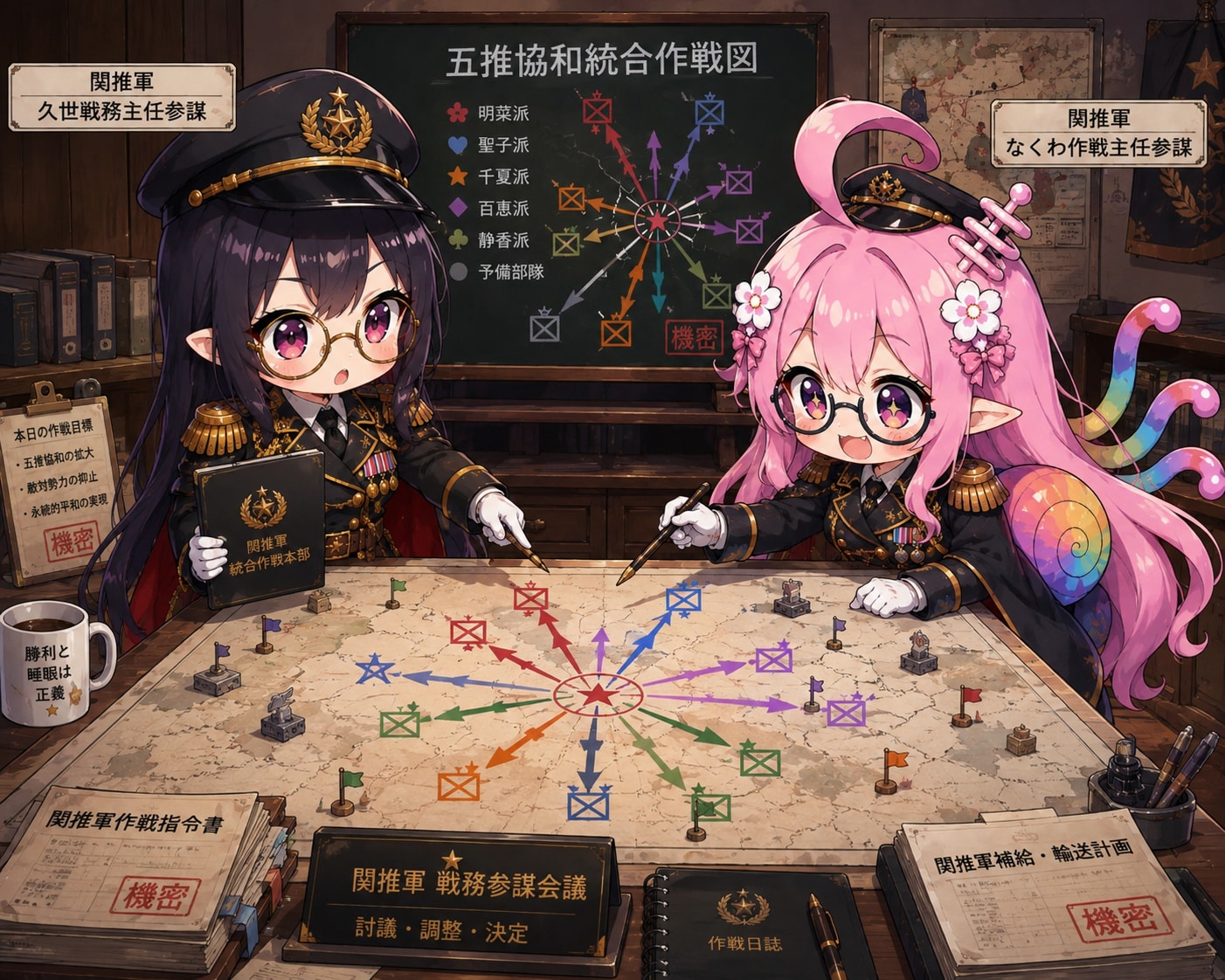 図上演習 | の人気AIイラスト・グラビア