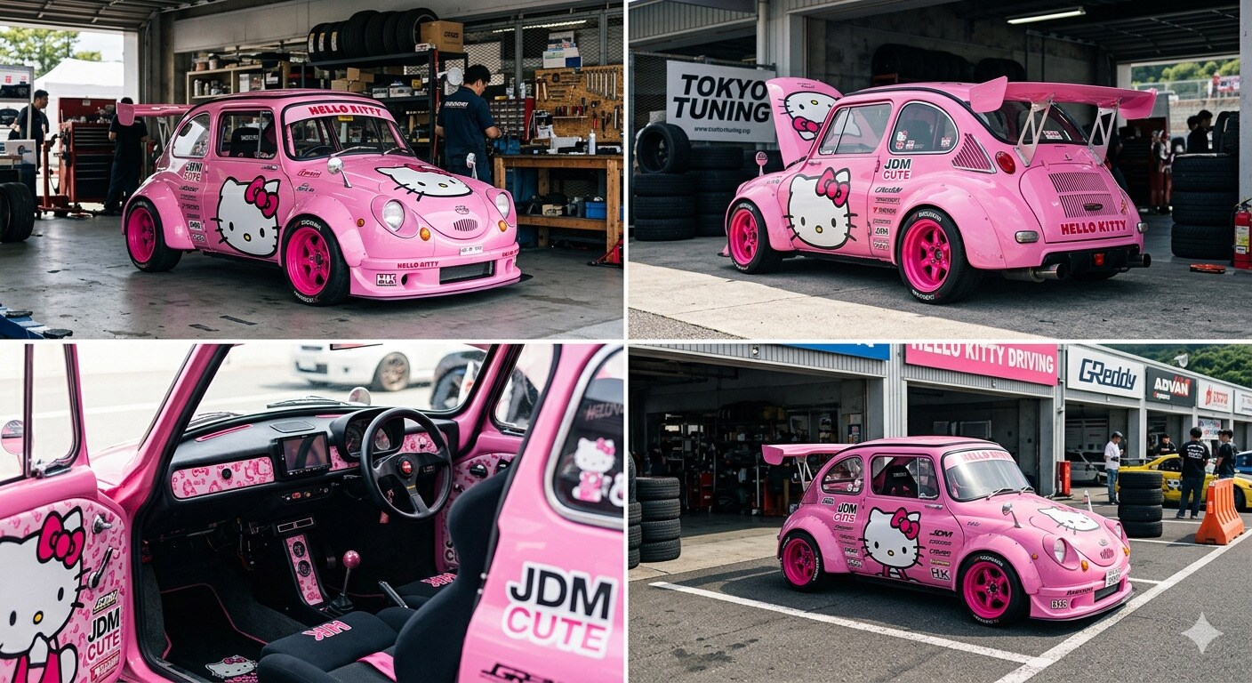 ハローキティスバル360レーシングカー