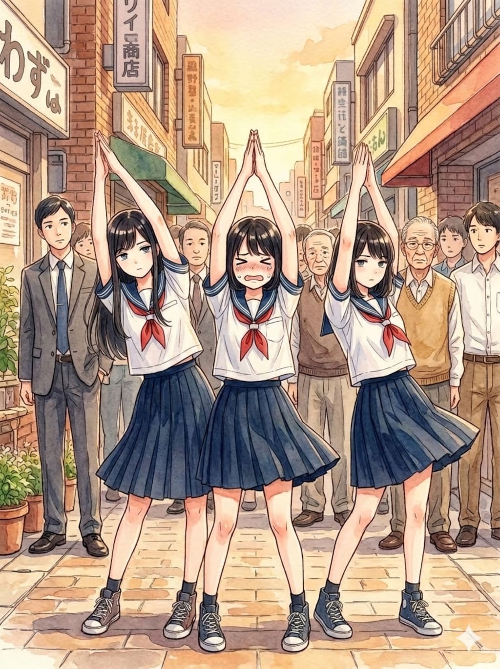 右まガ～リ～左まガ～リ～直立