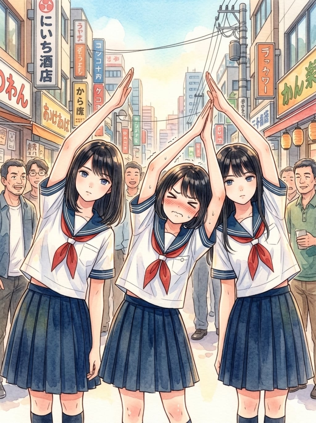 右まガ～リ～左まガ～リ～直立