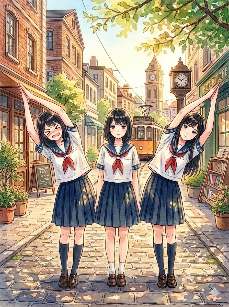 右まガ～リ～左まガ～リ～直立 | の人気AIイラスト・グラビア