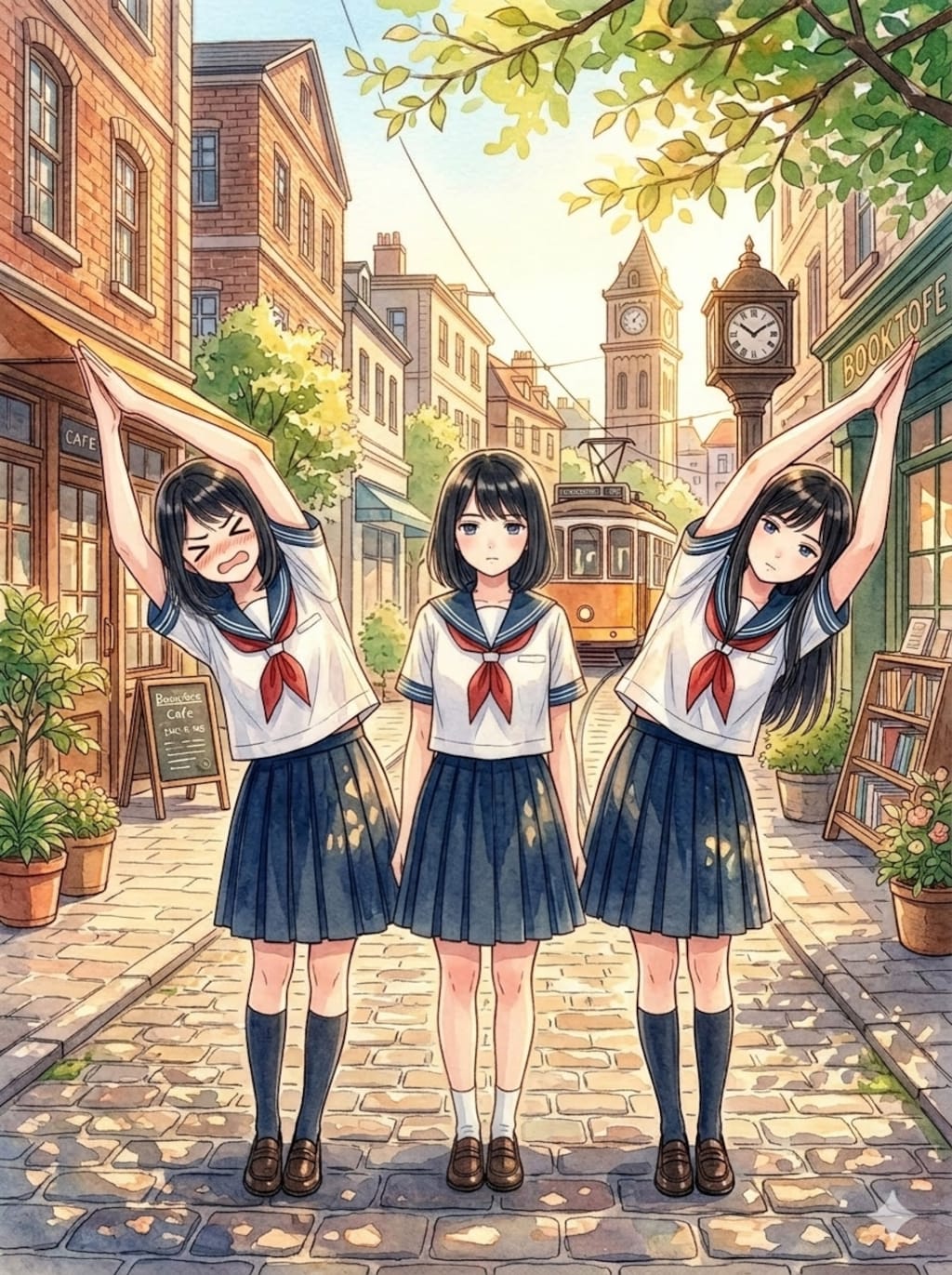 右まガ～リ～左まガ～リ～直立