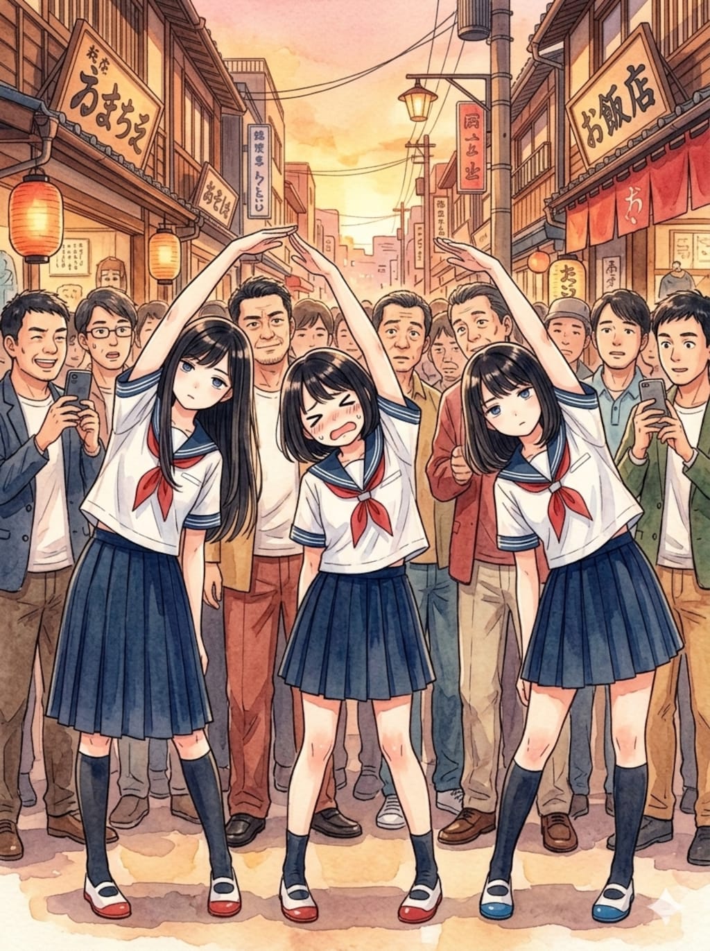 右まガ～リ～左まガ～リ～直立