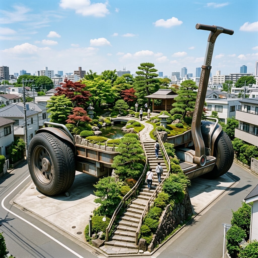 セグウェイ日本庭園