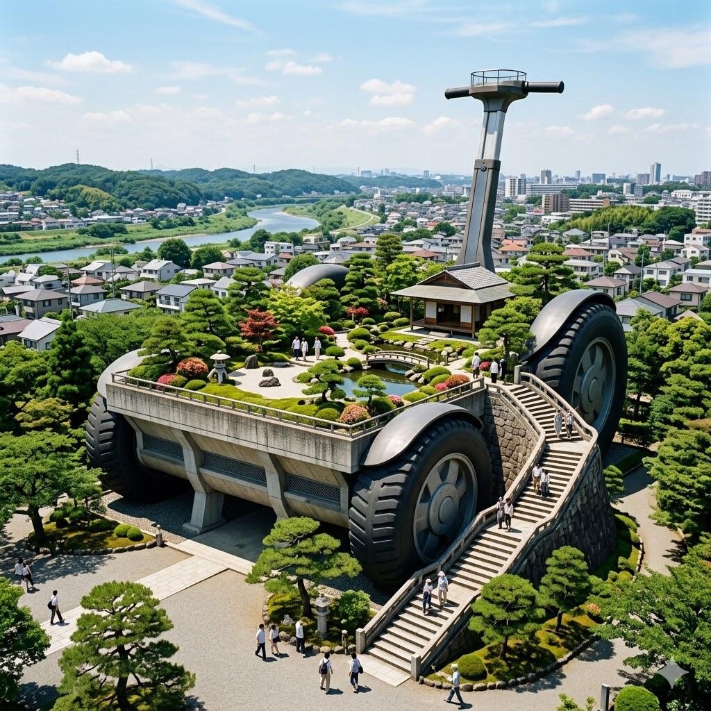 セグウェイ日本庭園