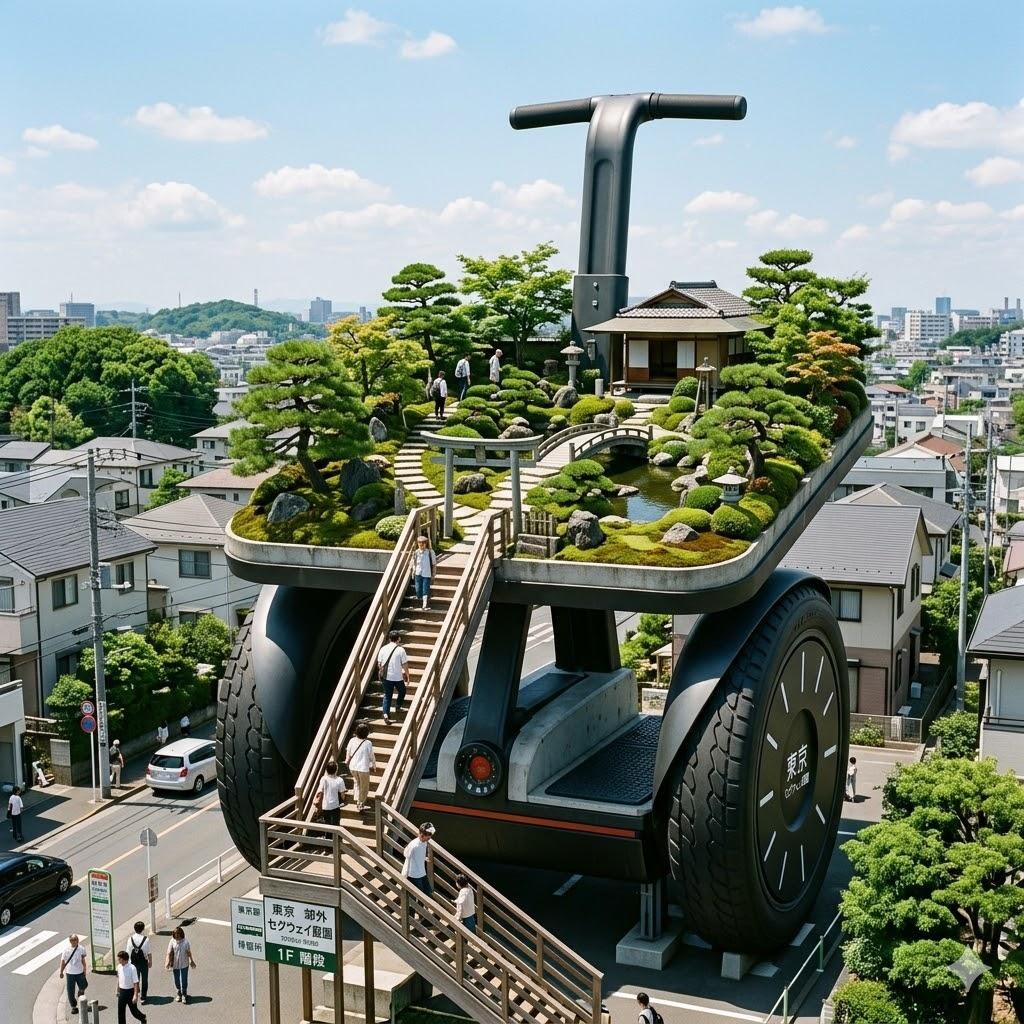 セグウェイ日本庭園
