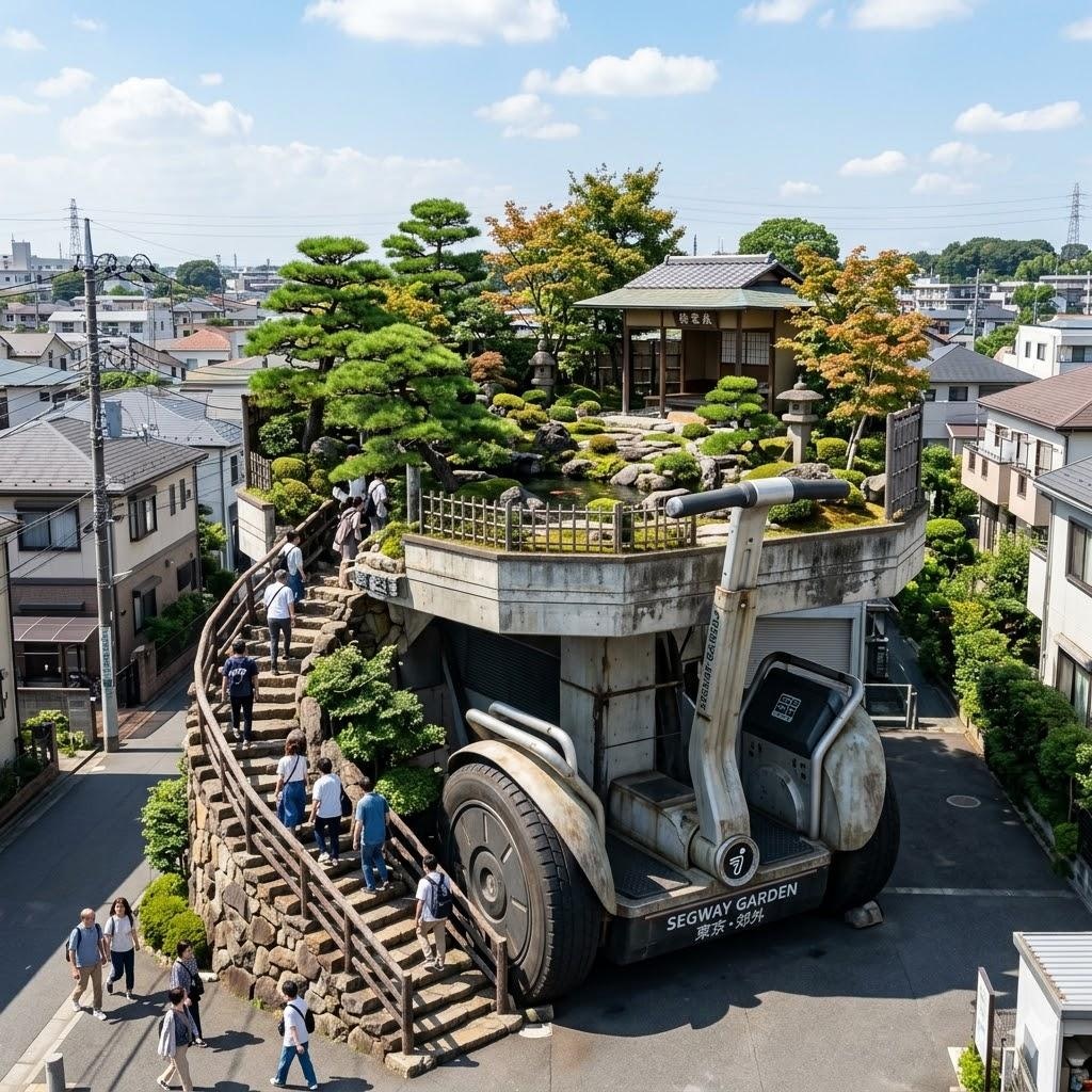 セグウェイ日本庭園