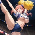 チアリーダーの練習③ 5枚目