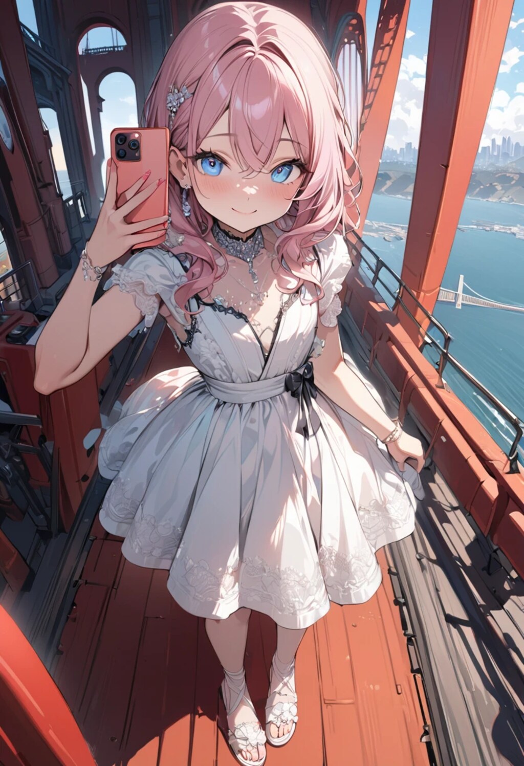橋で自撮り Selfie at the bridge