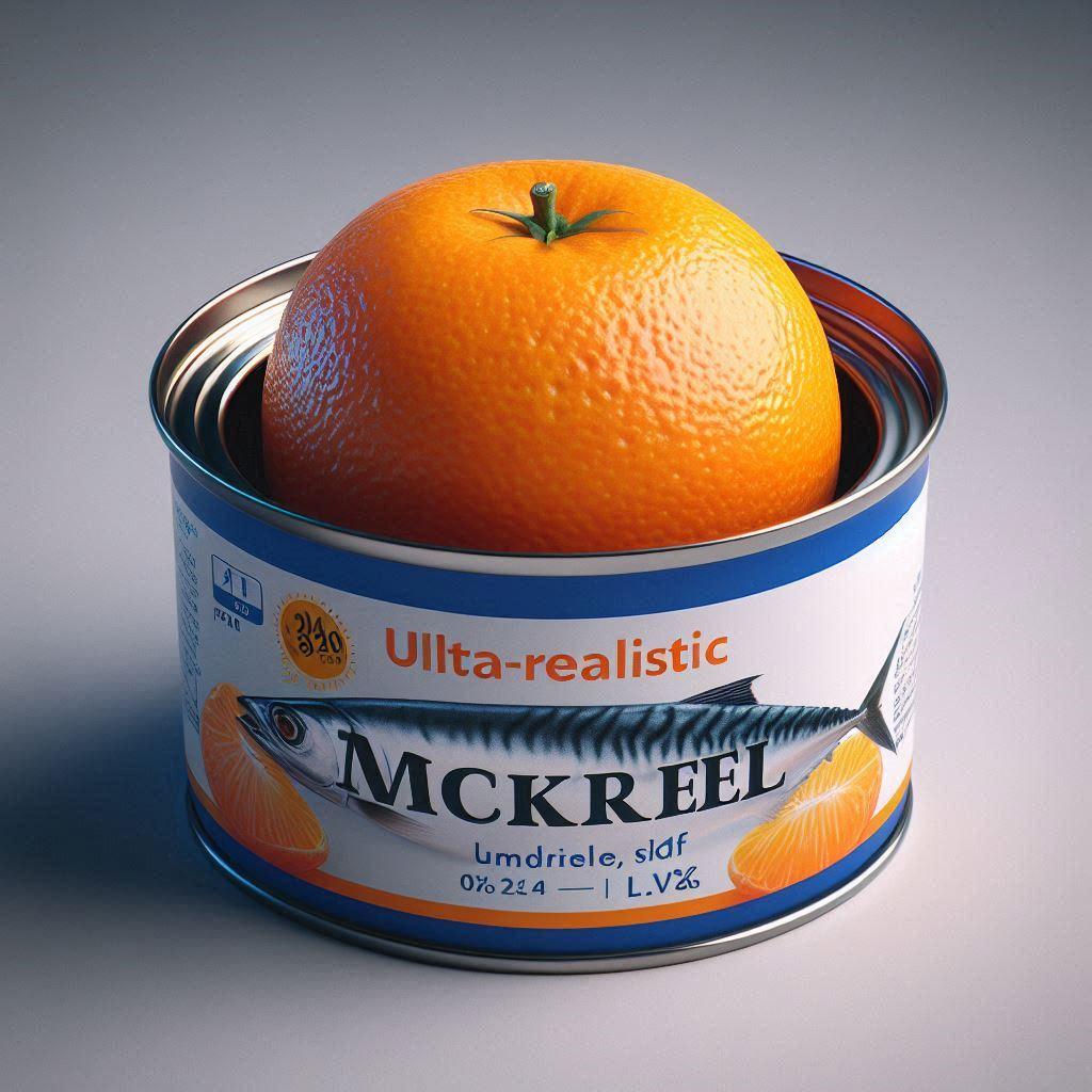 アルミ缶の上にあるミカン | の人気AIイラスト・グラビア