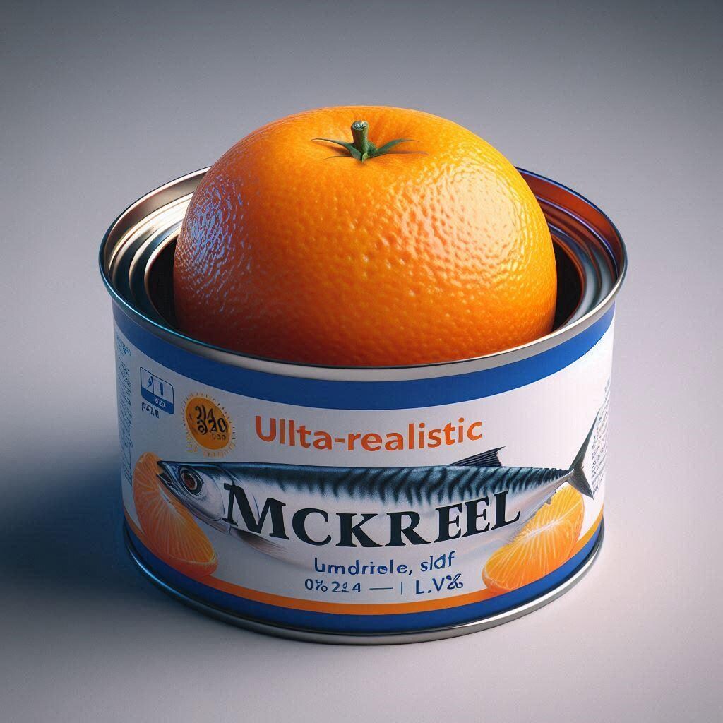 アルミ缶の上にあるミカン