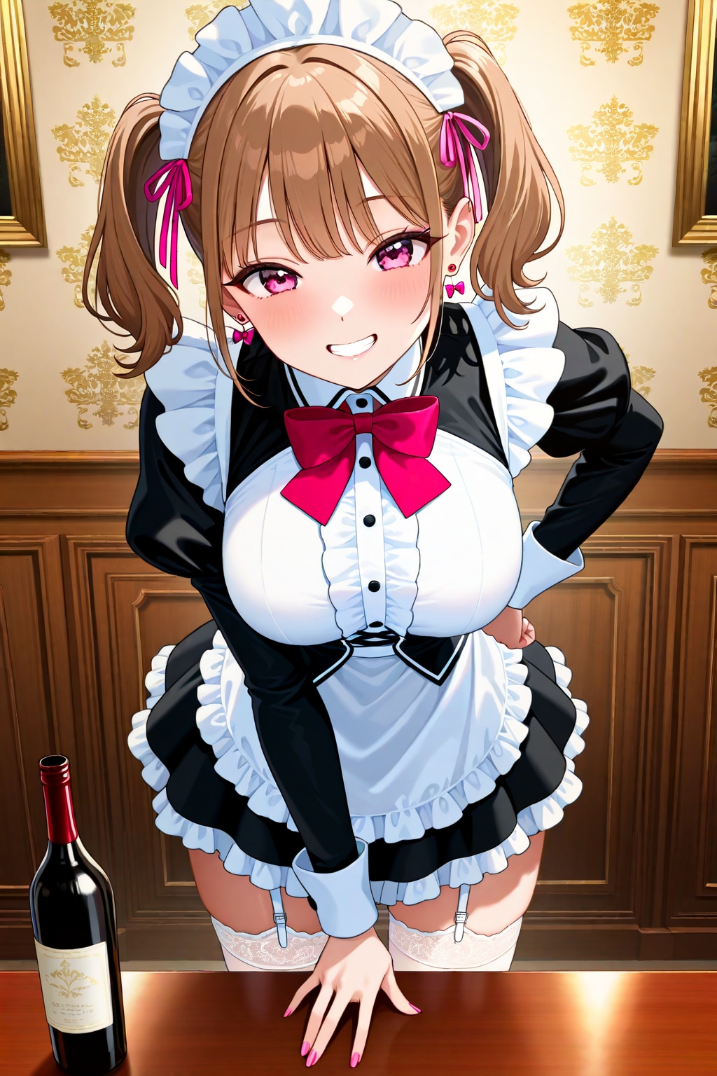 ちょい生意気な茶髪メイドちゃん