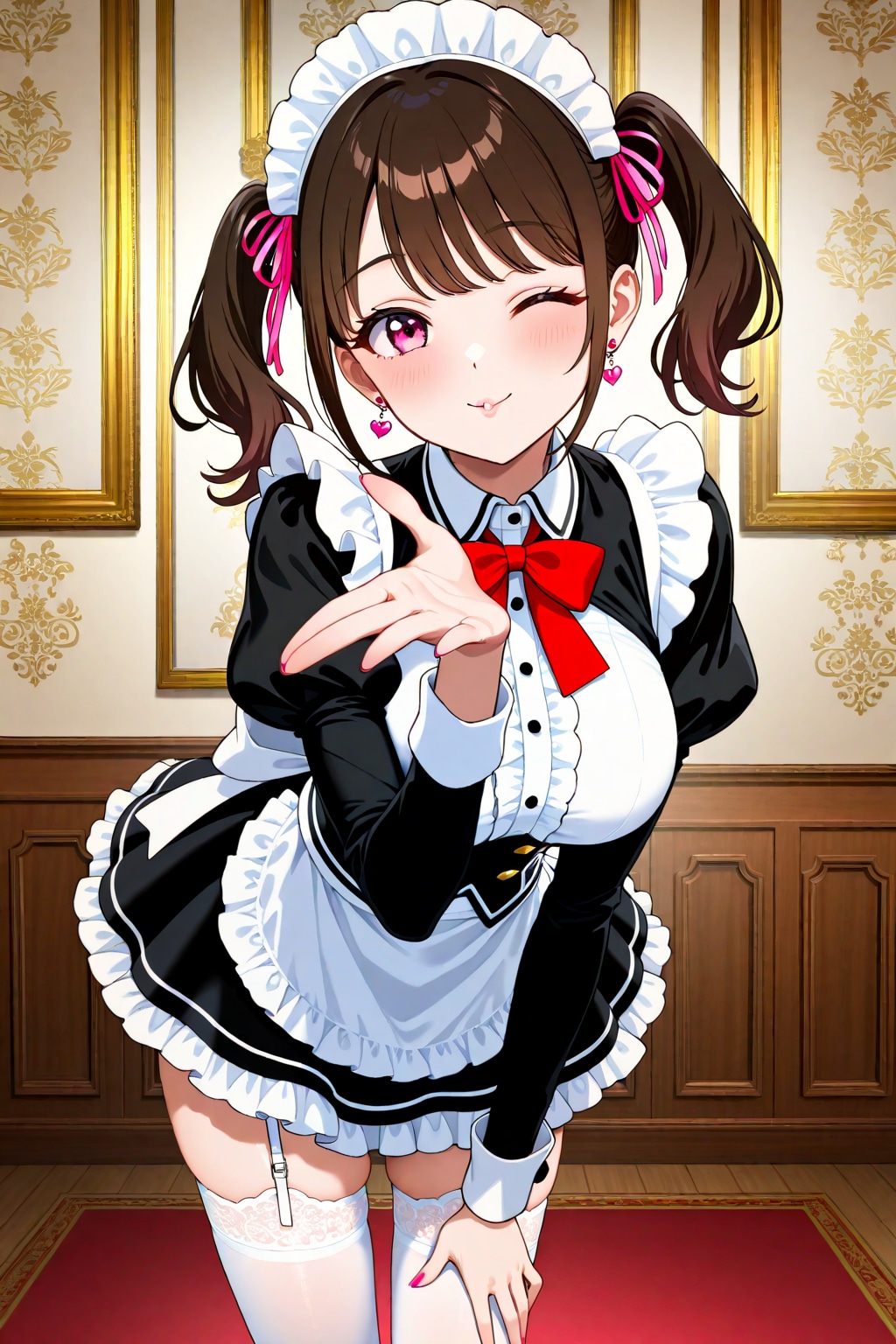 ちょい生意気な茶髪メイドちゃん