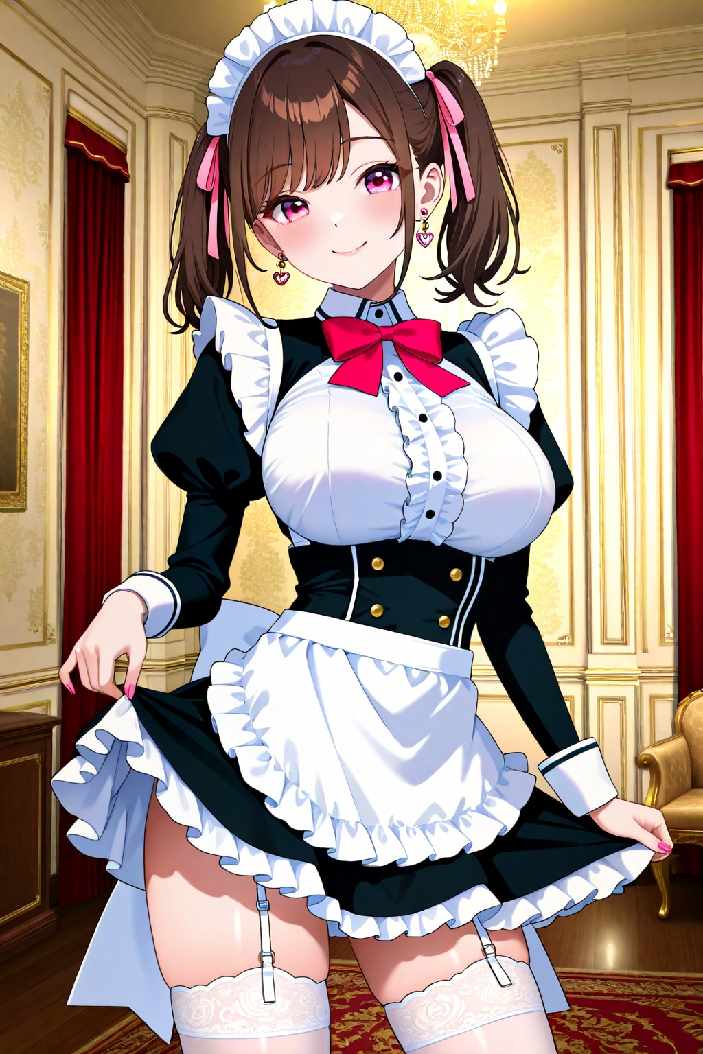 ちょい生意気な茶髪メイドちゃん