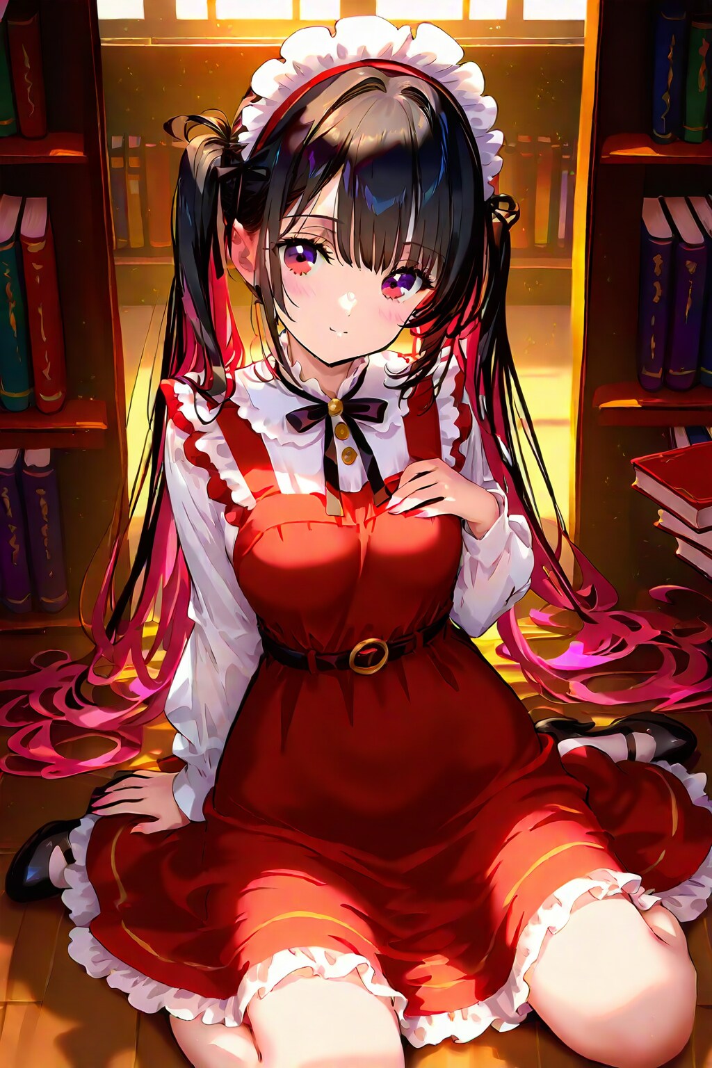 夕暮れの書庫