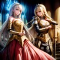 ファンタジーの世界で魅了する幻想の騎士団長の女性騎士 8枚目