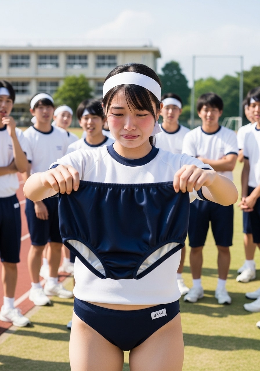 借り物競走③　白組  しのちゃん