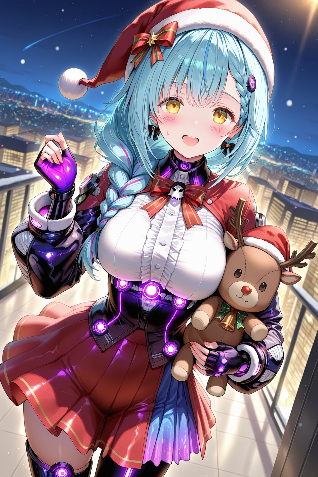 未来のサンタ【Cybergoth】③ | の人気AIイラスト・グラビア