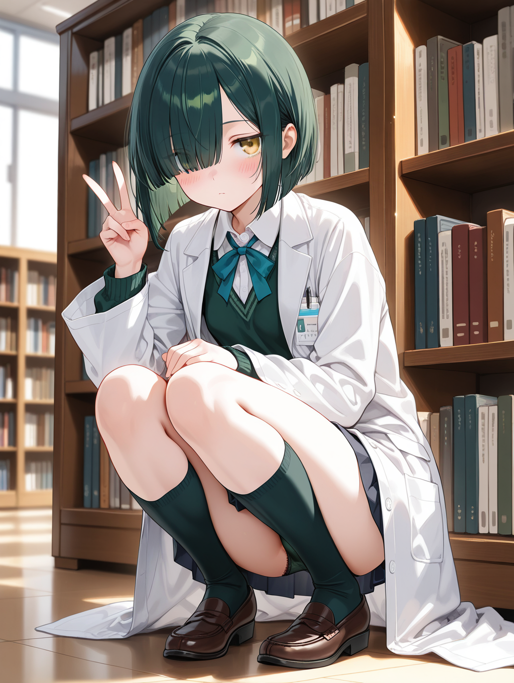 しゃがみ✌科学部の先輩