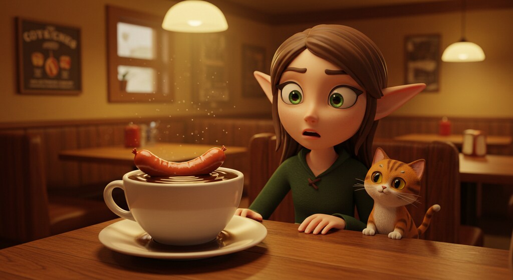 ウィンナーコーヒーのサプライズ