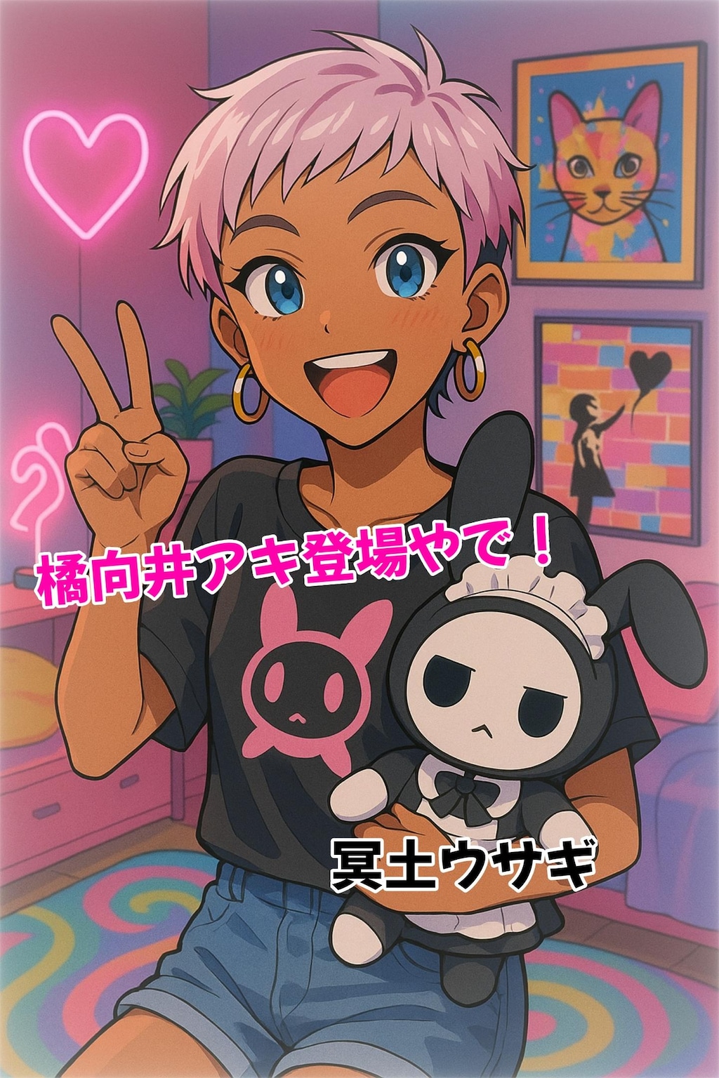 小説『橘向井アキ登場や！』【ニャンノ世界】