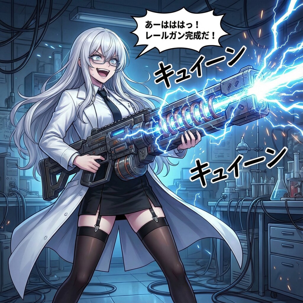 レールガンと狂気のミサさん。