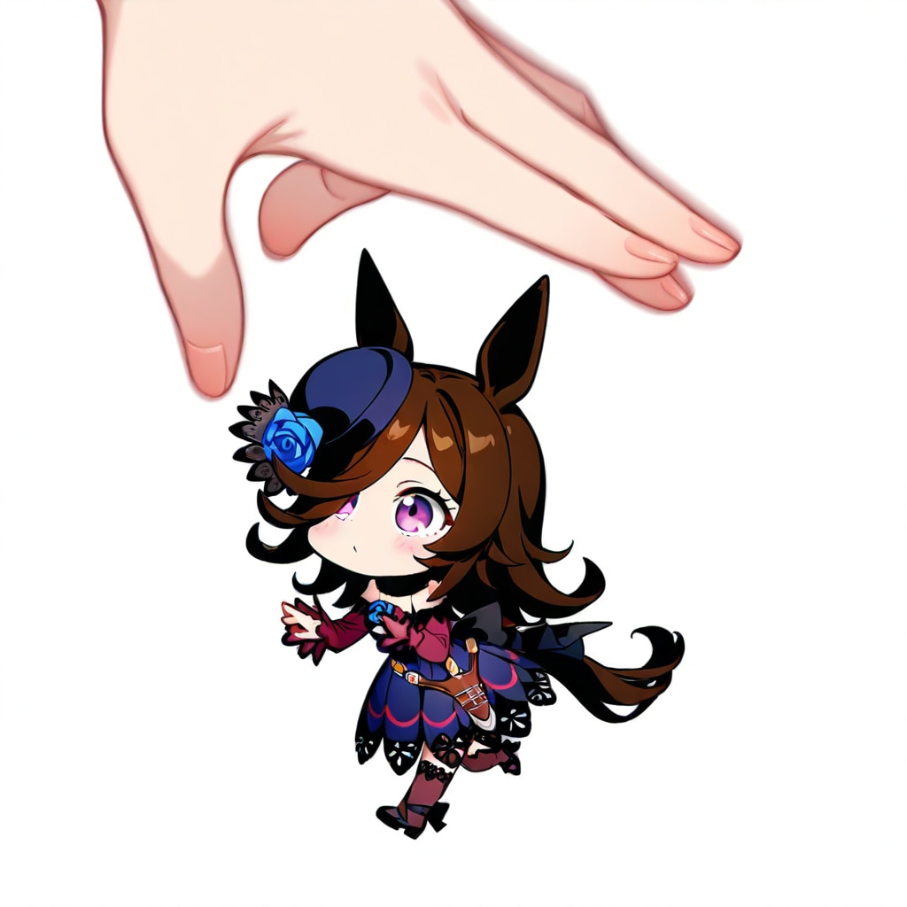 ちびキャラ化ライスシャワー