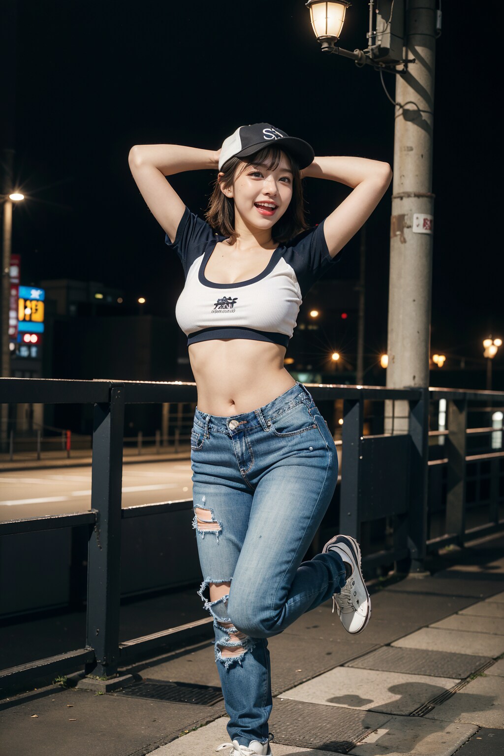 ダンスしているお姉さん