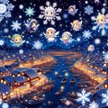 夜空の雪の妖精 6枚目