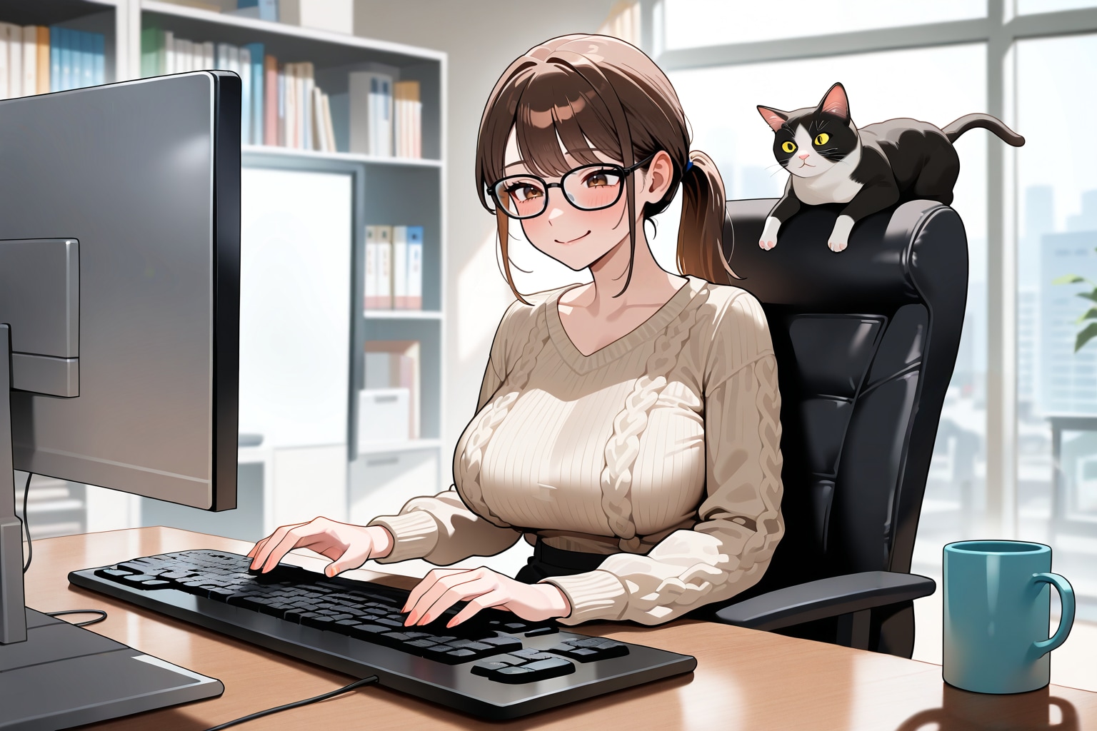 猫の居る生活 | の人気AIイラスト・グラビア