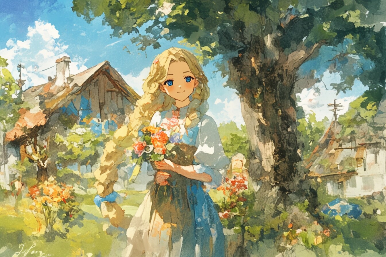 村娘100 | の人気AIイラスト・グラビア