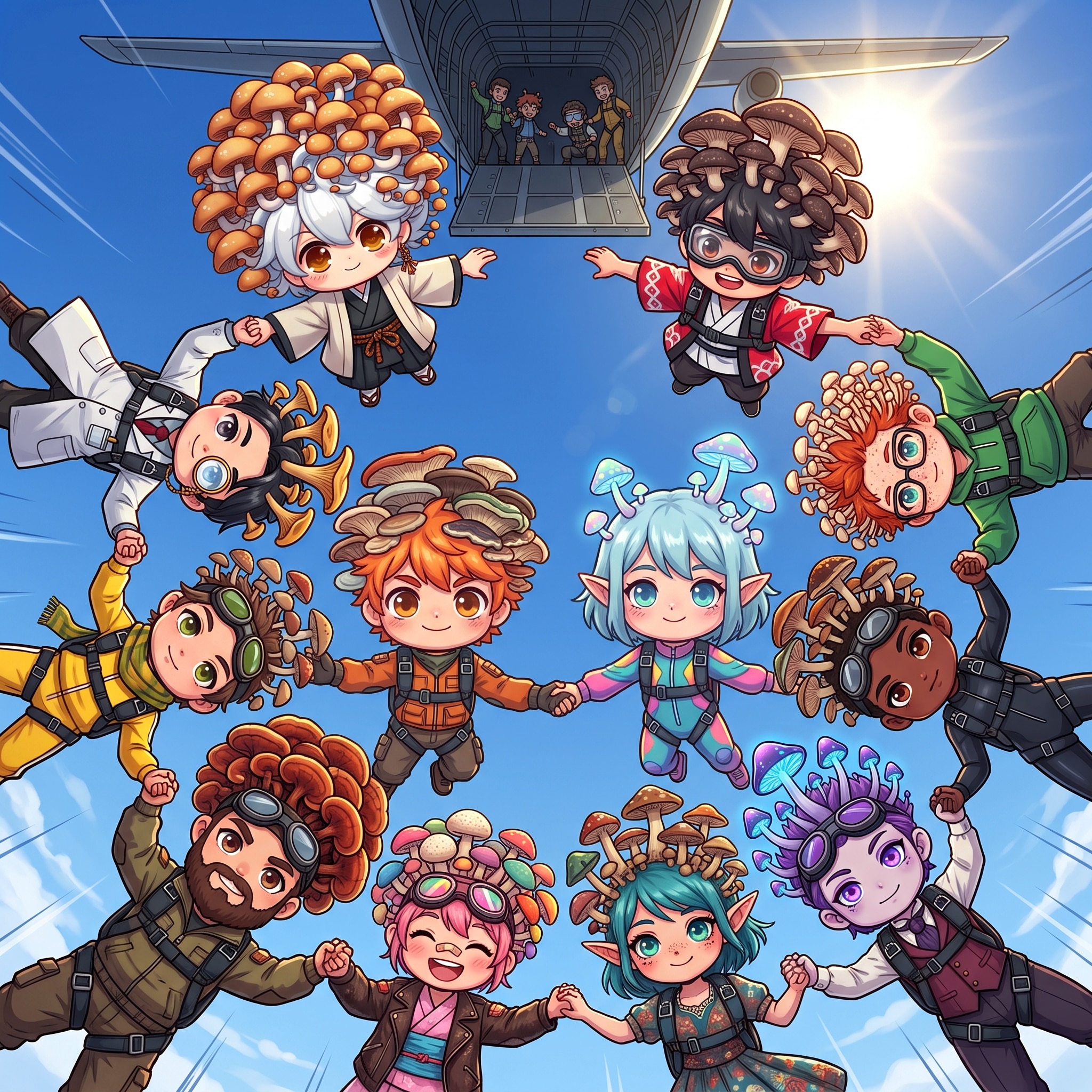 スカイダイビング