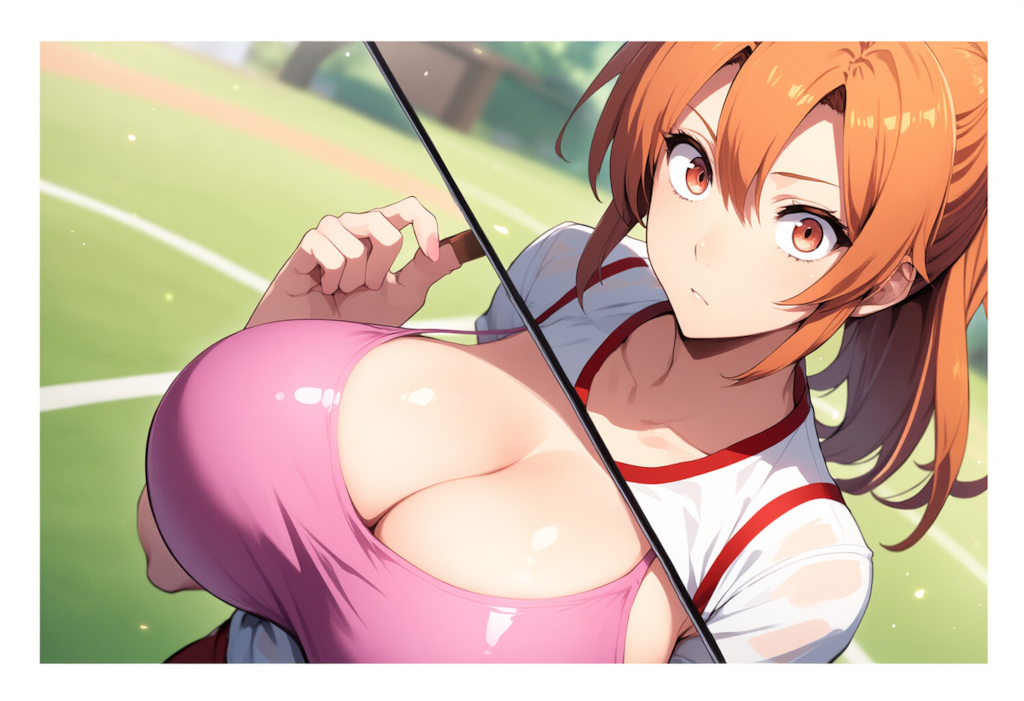 透視グラスで陸上部長を見てみた！2