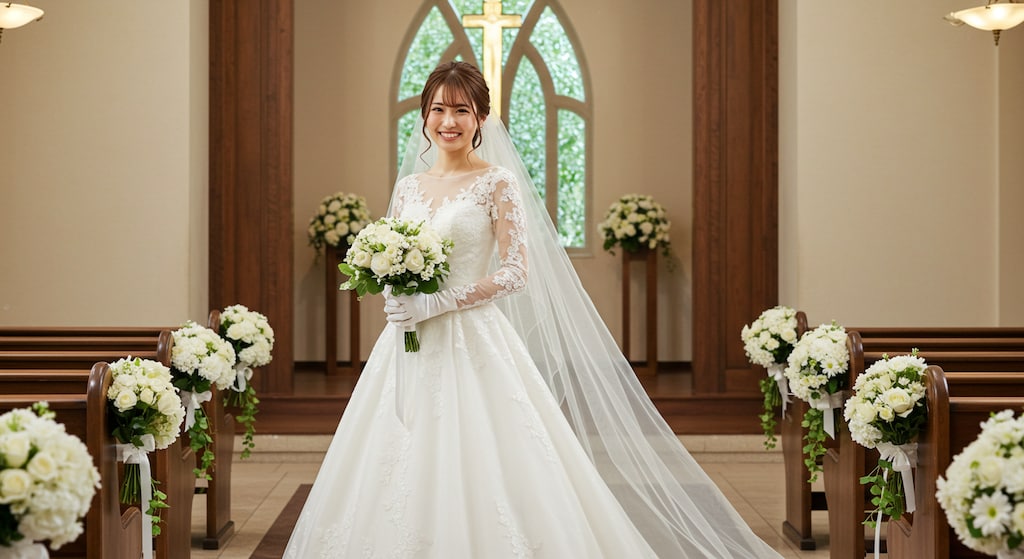 新婦　ウエディングドレス